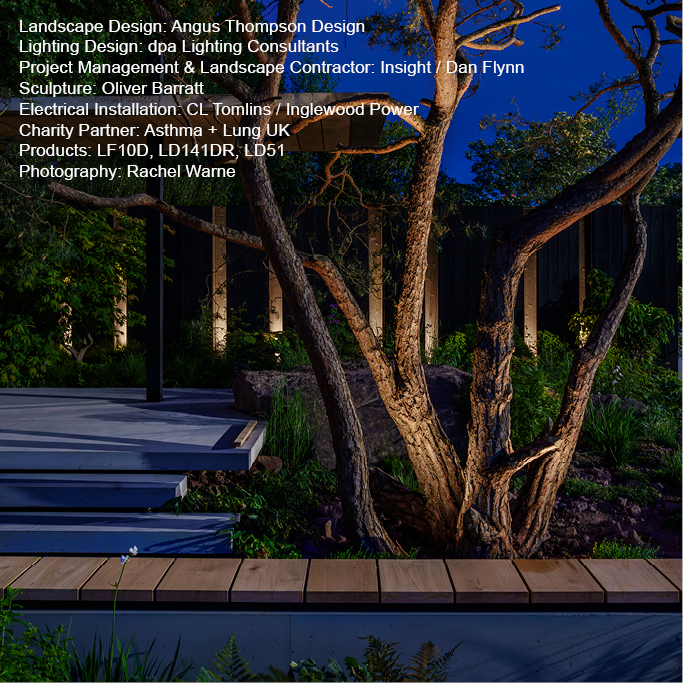 Asthma + Lung UK Breathing Space Garden   RHS Chelsea Flower Show 2026  Lightgraphix Creative Lighting Solutions
